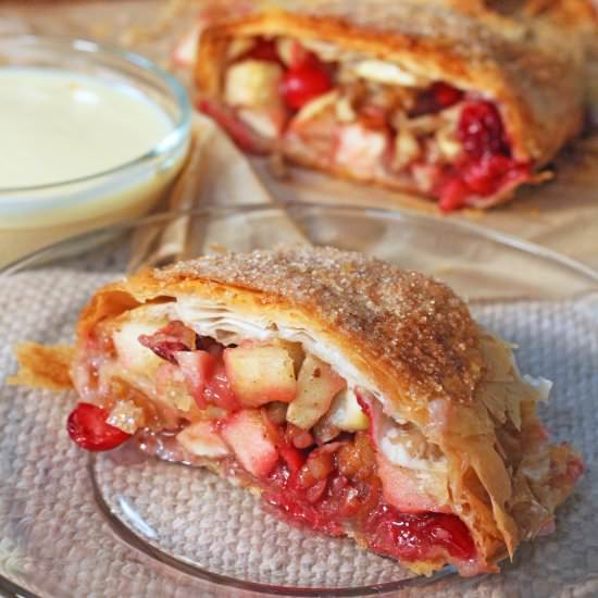 Cranberry Apple Strudel - Recipe photo by GretchensBakery