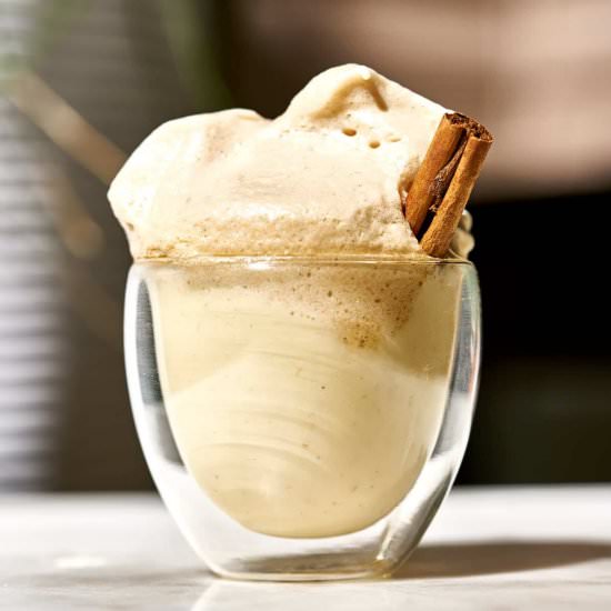 Eggnog with Sugar Bourbon Meringue - Recipe photo by proportionalplate