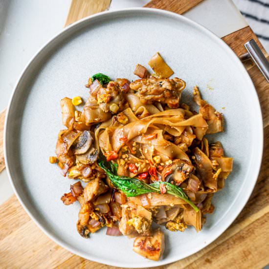 Healthy Pad Kee Mao - Recipe photo by fitsianfoodlife
