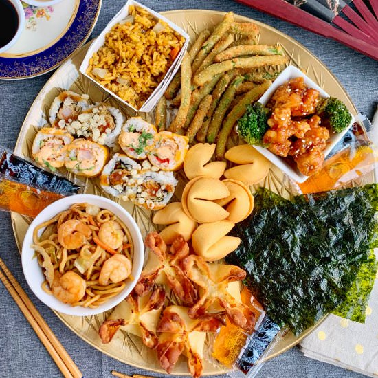Chinese Takeout Board - Recipe photo by Theyummymuffin