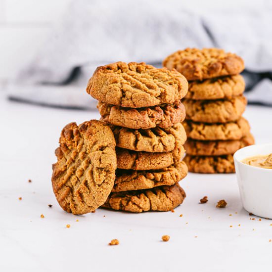 Flourless Peanut Butter Cookies - Recipe photo by loveyourbodywell