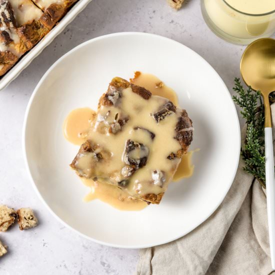 Eggnog Bread Pudding - Recipe photo by Chopnotch