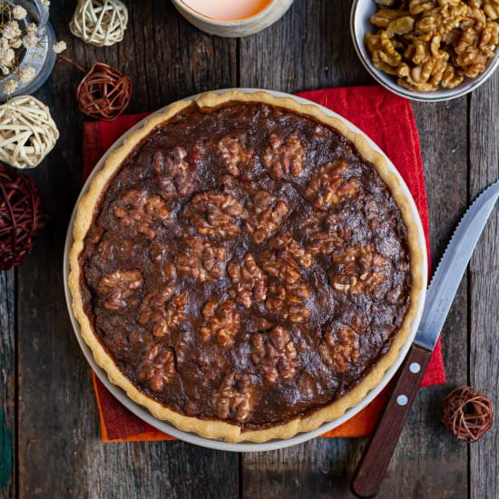 Easy Walnut Pie Recipe - Recipe photo by Tashasartisanfoods