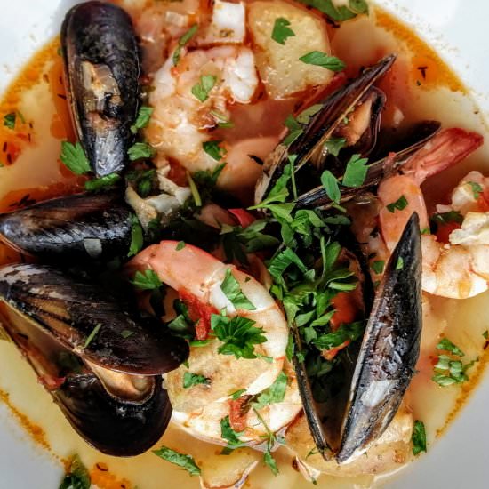 Spanish Seafood Stew - Recipe photo by The Spanish Radish