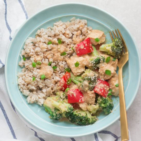 Instant Pot Peanut Chicken - Recipe photo by mjandhungryman