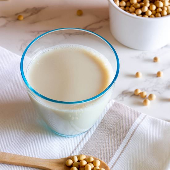 Soy Milk - Recipe photo by Ourplantbasedworld