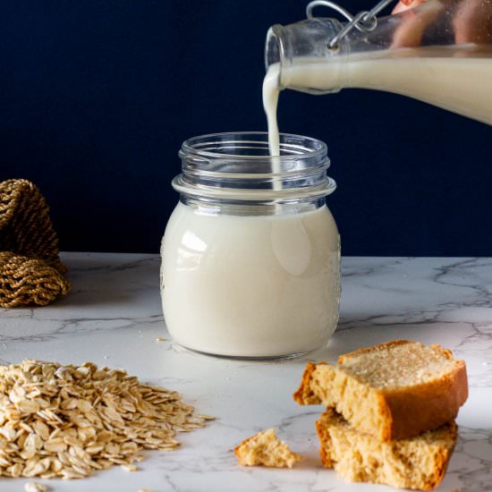 Oat Milk - Recipe photo by Ourplantbasedworld