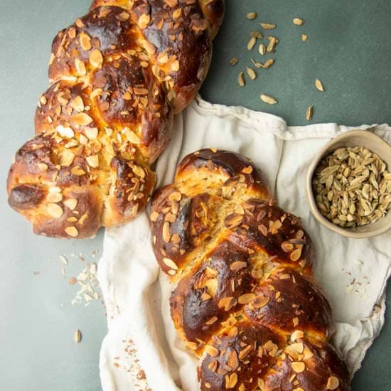 Finnish Pulla Bread Recipe - Recipe photo by wholefully