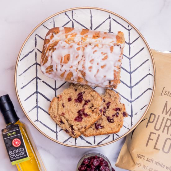 Holiday Cranberry Orange Loaf - Recipe photo by palouse_brand