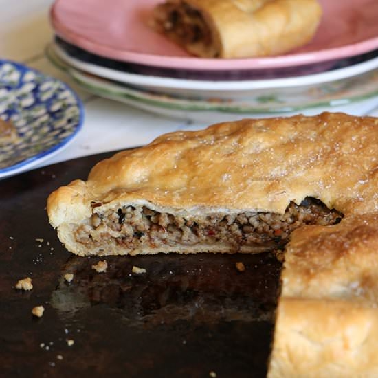 Sicilian Meat Pie - Recipe photo by GarlicGirl