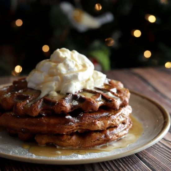 Gingerbread Waffles - Recipe photo by butternutandsage