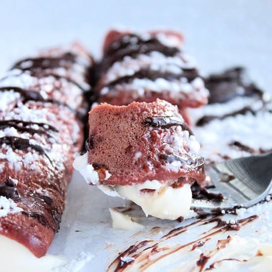 Red Velvet Crepes - Recipe photo by biggreenhouse
