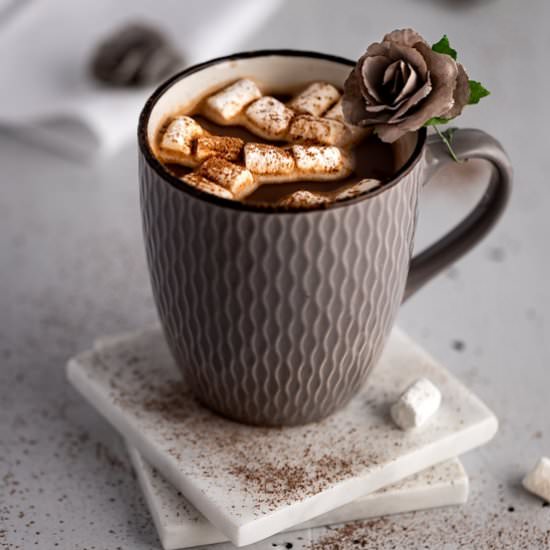 Healthier Hot Chocolate - Recipe photo by The Littlest Crumb