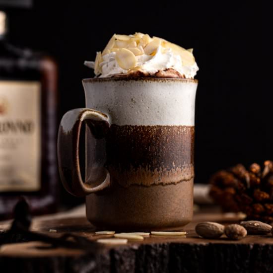 Amaretto Hot Chocolate - Recipe photo by The Littlest Crumb