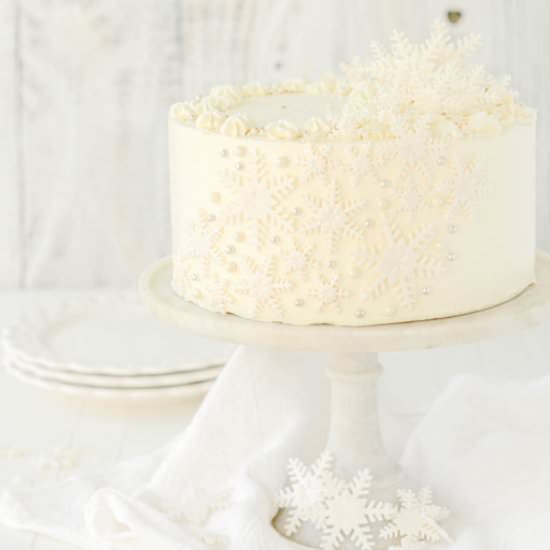 Christmas Coconut Cake - Recipe photo by TheCakeChica