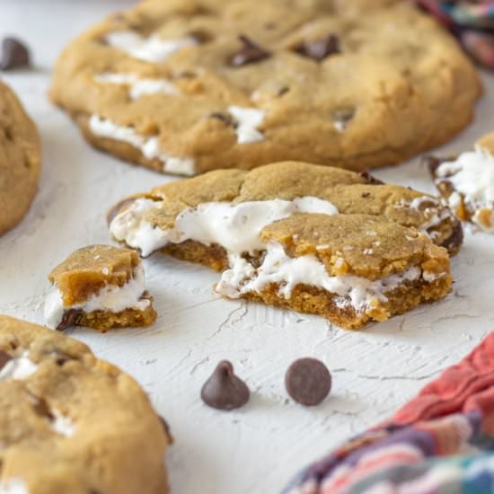 Chocolate Chip Marshmallow Cookies - Recipe photo by Entirely Elizabeth