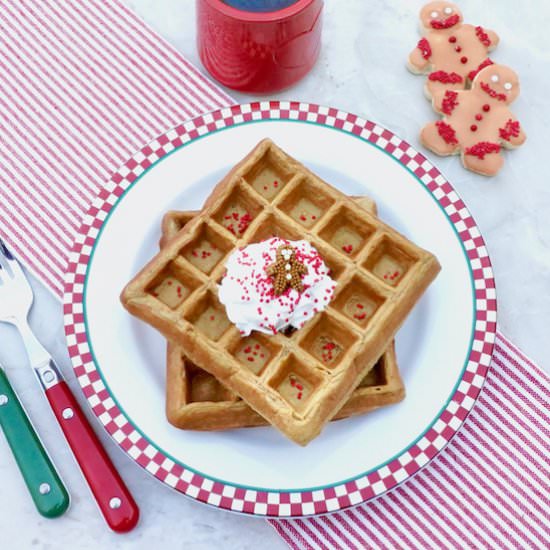 Gingerbread Waffles - Recipe photo by anothertablespoon