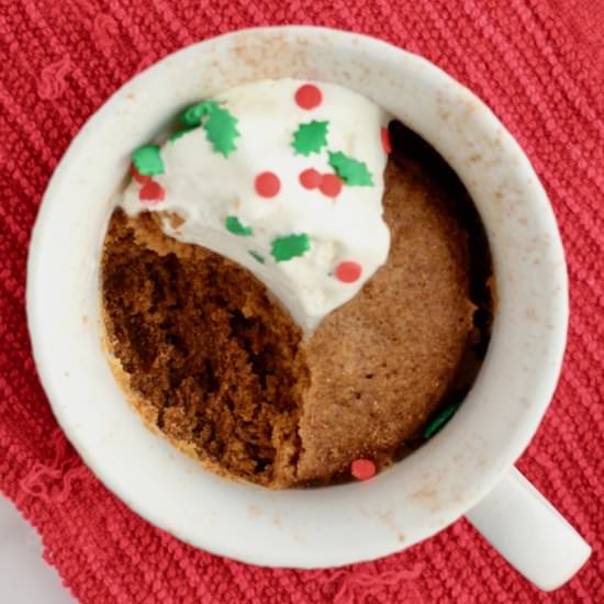 Gingerbread Mug Cake - Recipe photo by cheerfulchoices