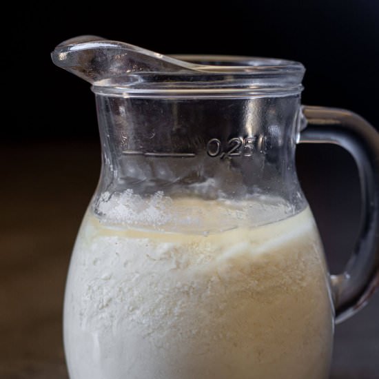 Vegan Buttermilk - Recipe photo by Ourplantbasedworld