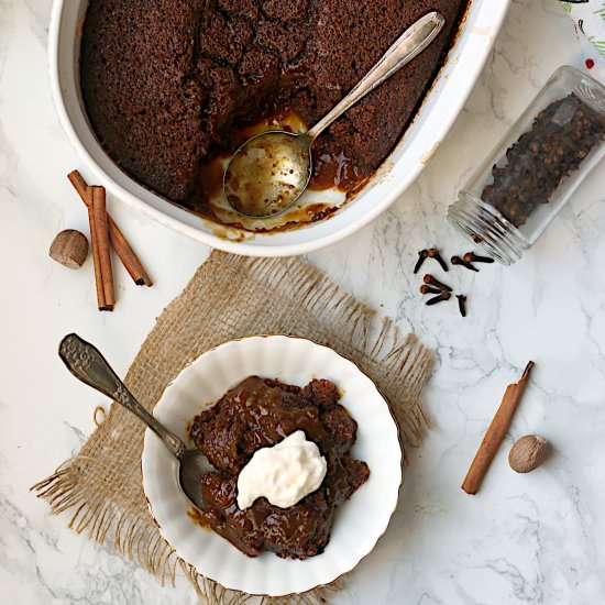 Gingerbread Pudding Cake - Recipe photo by DomesticDreamboat