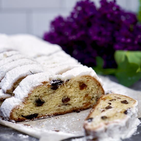 Christmas Stollen - Recipe photo by simmerandsauce