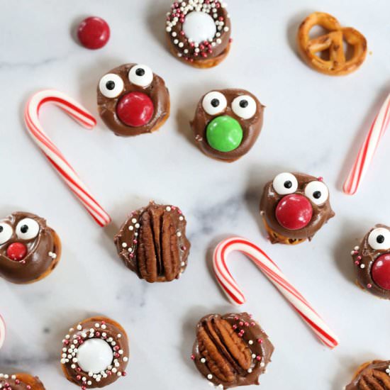 Rolo Caramel Chocolate Pretzels - Recipe photo by Delightful Mom Food
