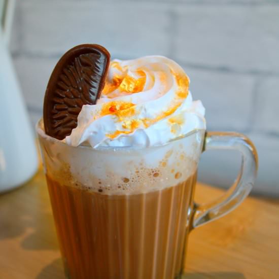 Milk Frother Orange Hot Chocolate - Recipe photo by RominasLittleCorner