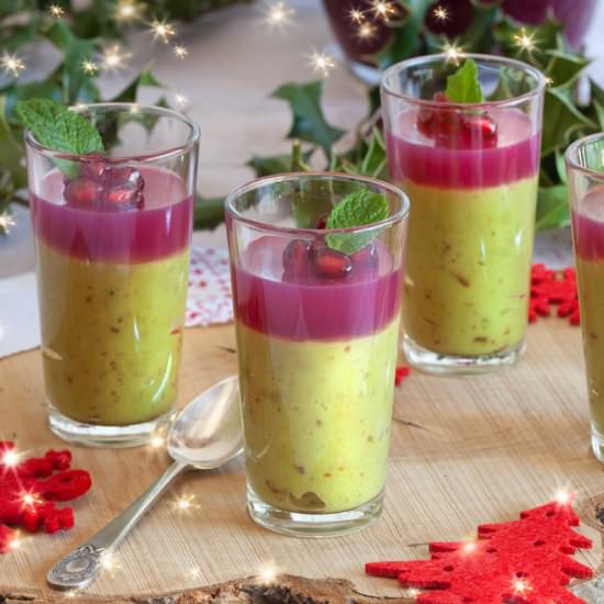VASITOS DE AGUACATE CON GRANADA - Recipe photo by JUEGODESABORES