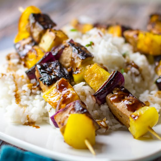 Tofu & Pineapple Skewers - Recipe photo by somebodyfeedseb