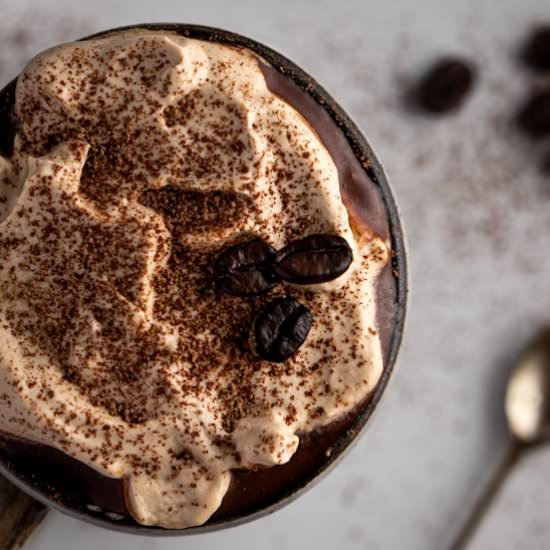 Coffee Hot Chocolate - Recipe photo by The Littlest Crumb