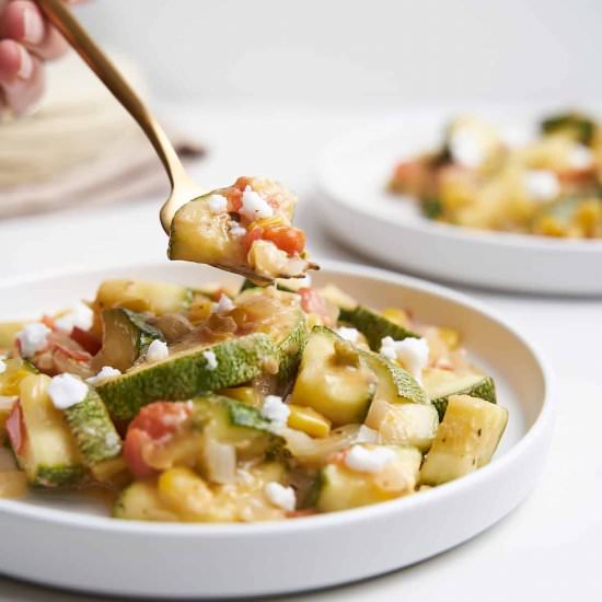 Calabacitas - Recipe photo by brokebankvegan