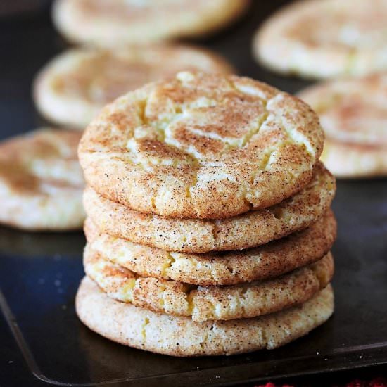 Cake Mix Snickerdoodles - Recipe photo by thekitchenismyplayground