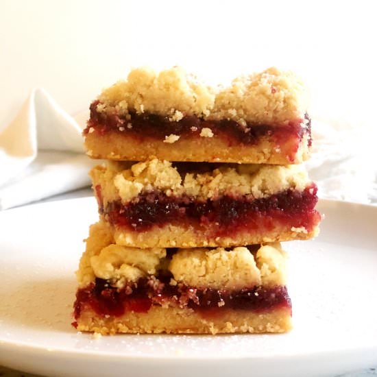 Cranberry Crumble Bars - Recipe photo by Keeping It Simple