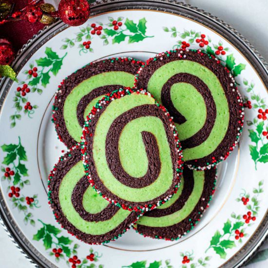 christmas pinwheel cookies - Recipe photo by lifeloveandgoodfood
