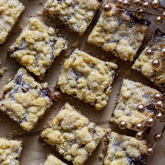 Sugar Plum Crumb Bars - Recipe photo by This Home Kitchen