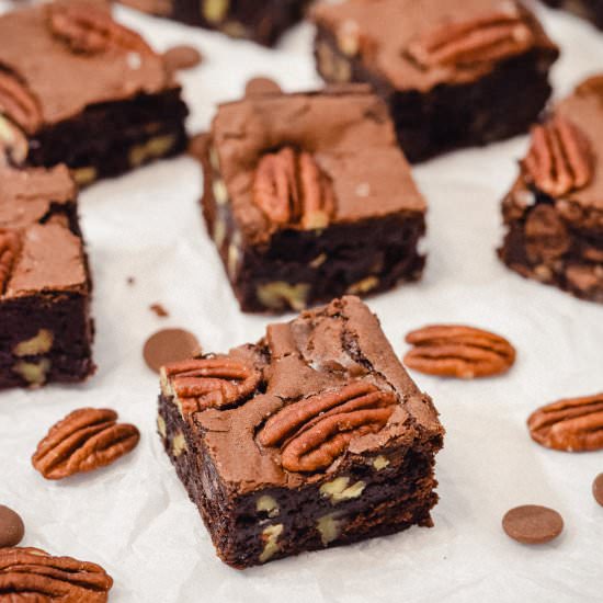 Pecan Chocolate Brownies - Recipe photo by Sweet Mouth Joy