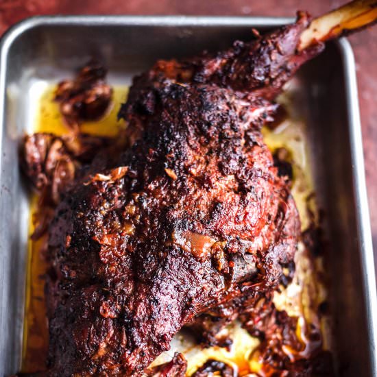 The MOST Tender Leg of Lamb - Recipe photo by tiffinandteaofficial
