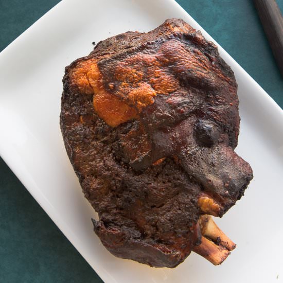 Jerk Pernil (Roast Pork Shoulder) - Recipe photo by senseandedibility