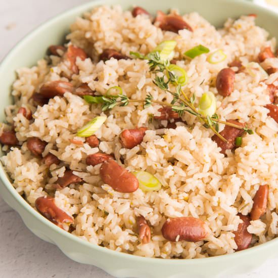 Jamaican Rice and Peas - Recipe photo by senseandedibility