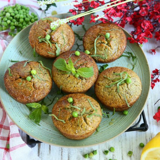 Pea and Hazelnut Friands - Recipe photo by angiesrecipes