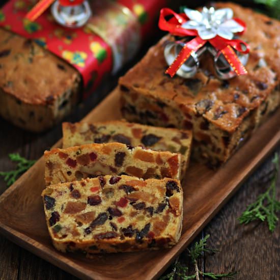 Christmas Mixed Fruit Cake - Recipe photo by Anncoo