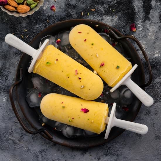 Mango Thandai Popsicles - Recipe photo by Tashasartisanfoods