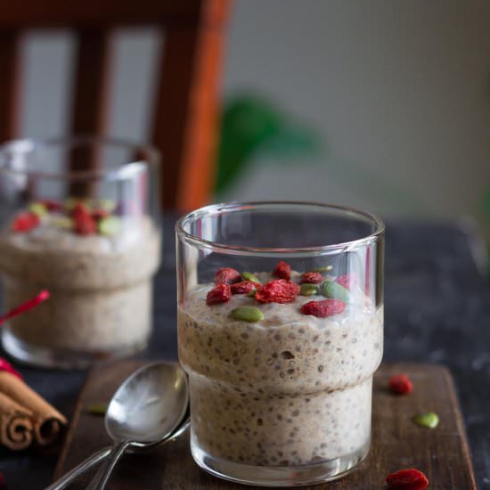 Date & Cinnamon Chia Pudding - Recipe photo by Tashasartisanfoods