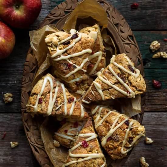 Apple Cranberry Scones - Recipe photo by Tashasartisanfoods