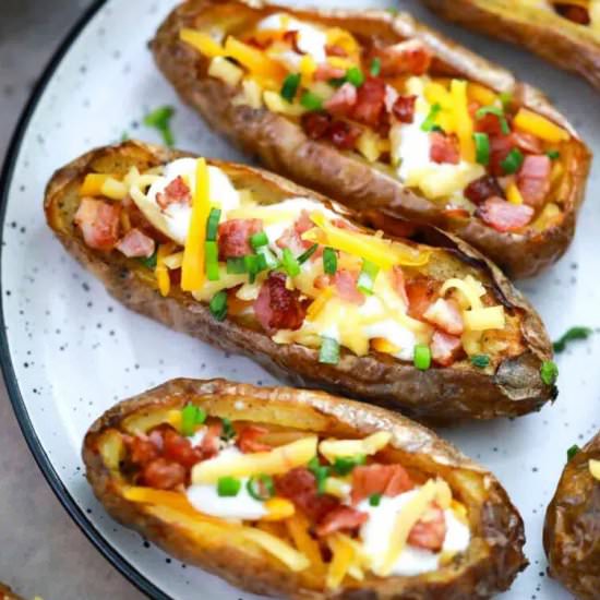 Air Fryer Potato Skins - Recipe photo by 30minutesmeals