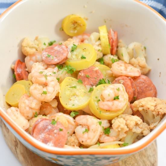 Keto Shrimp Boil - Recipe photo by littlebitrecipes