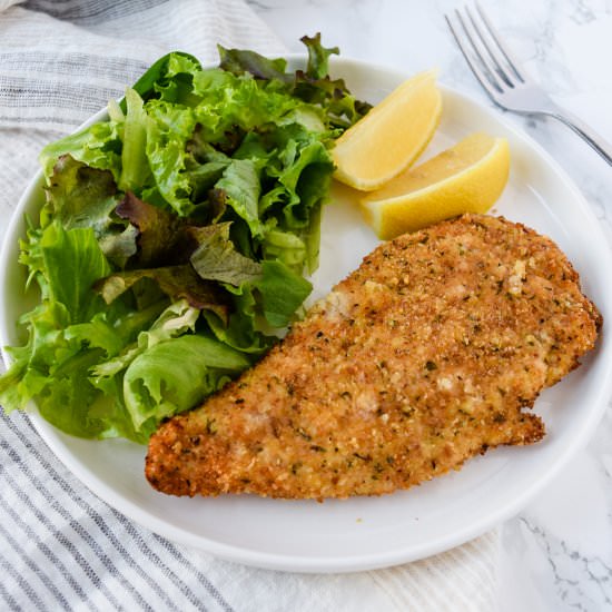 Air Fryer Parmesan Crusted Chicken - Recipe photo by freshapron