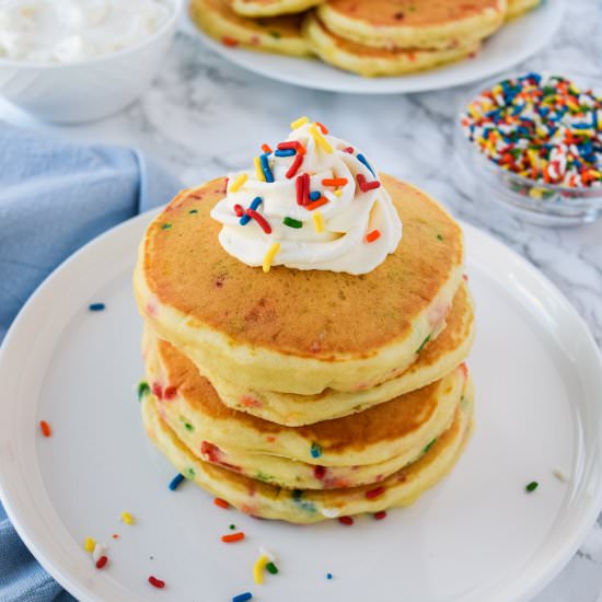 Confetti Pancakes - Recipe photo by freshapron