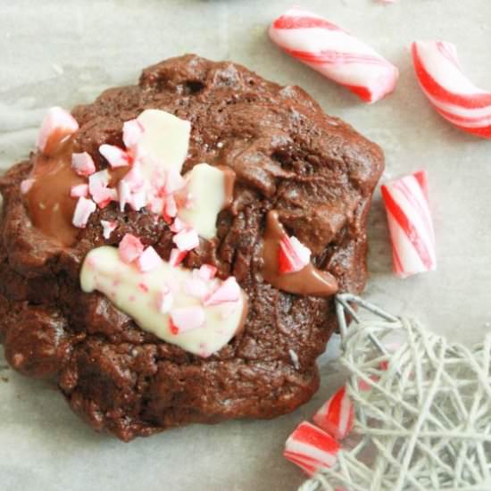 Dark Chocolate Peppermint Cookies - Recipe photo by butternutandsage