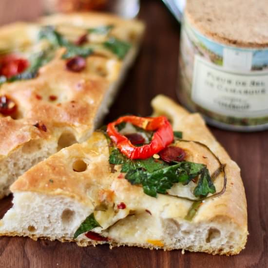 Christmas Wreath Focaccia - Recipe photo by karenskitchenstories
